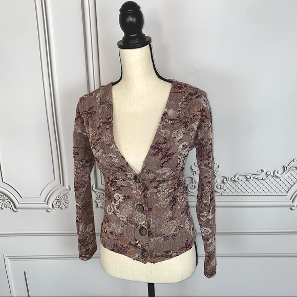 Free People Caroline Button Down Front Cardigan | Size S - Picture 1 of 9